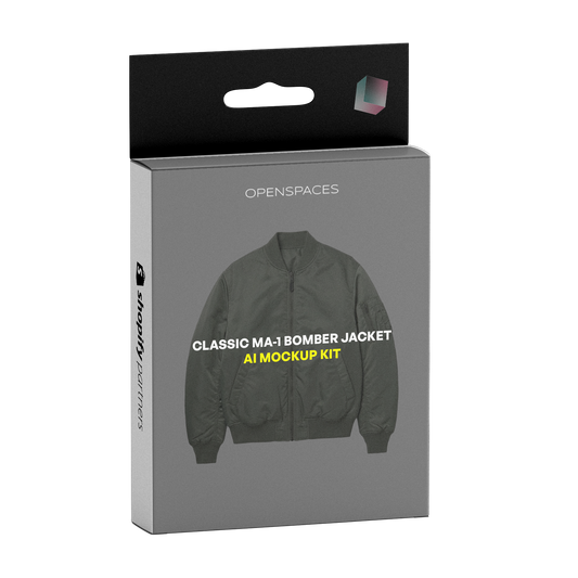 Classic Bomber Jacket (MA-1 Style) AI Prompt Pack