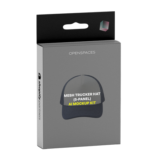 5-Panel Mesh Trucker Hat AI Prompt Pack