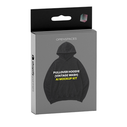 Pullover Hoodie (Vintage Wash) AI Prompt Pack